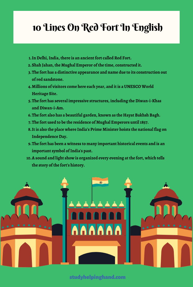 10-lines-on-red-fort-in-english