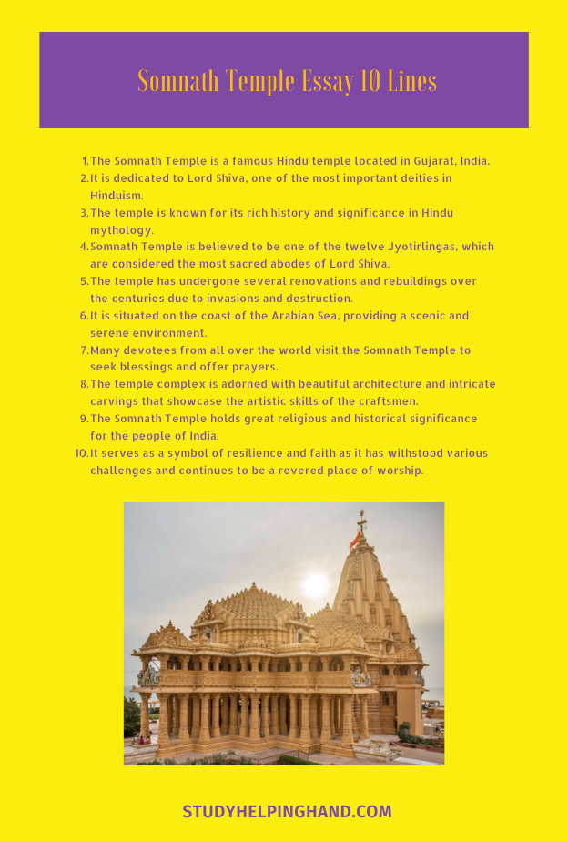 somnath-temple-essay-10-lines