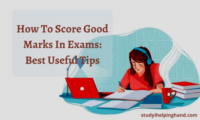 how to score good marks