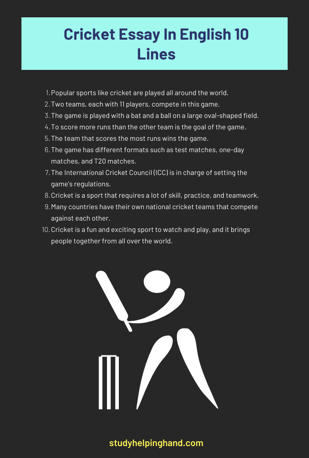cricket-essay-in-english-10-lines